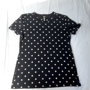 Navy Dot Banana Republic Tshirt - XS